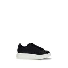Alexander McQueen Blue Calf Leather Bos Taurus Chunky Sneakers