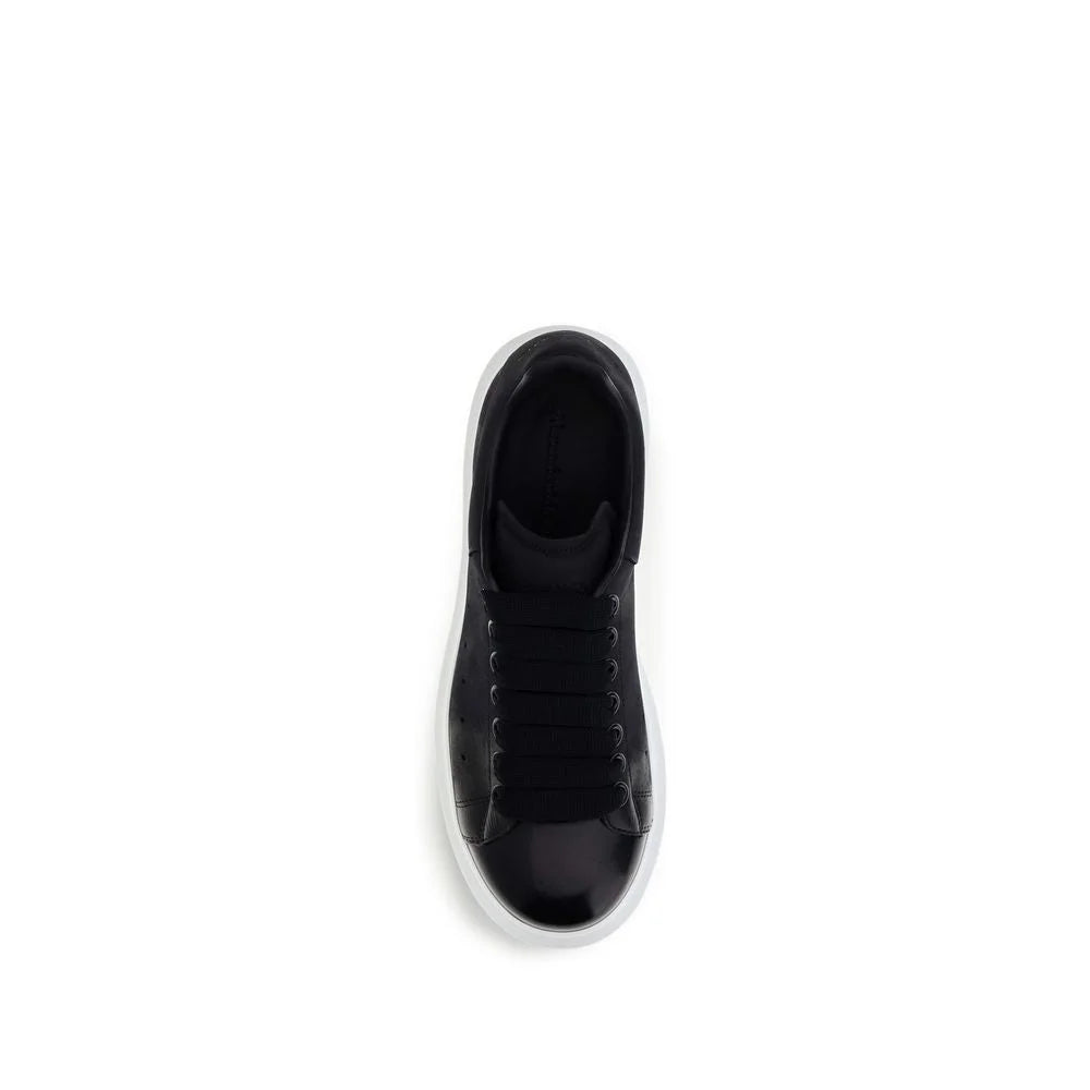 Alexander McQueen Blue Calf Leather Bos Taurus Chunky Sneakers