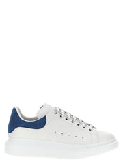 Alexander McQueen Blue Calfskin Chunky Sneakers
