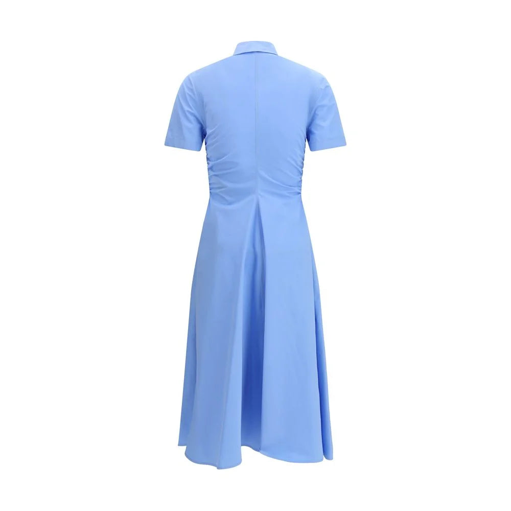 Alexander McQueen Blue Cotton Casual Dress - IT44 | L