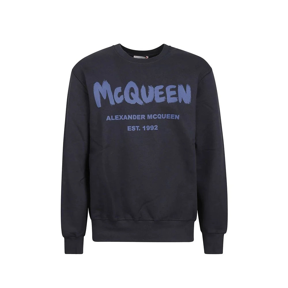 Alexander McQueen Blue Cotton Sweatshirt - S