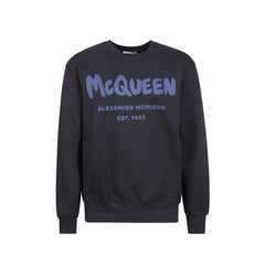 Alexander McQueen Blue Cotton Sweatshirt - S