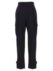 Alexander McQueen Blue Wool Cargo Pants - IT40