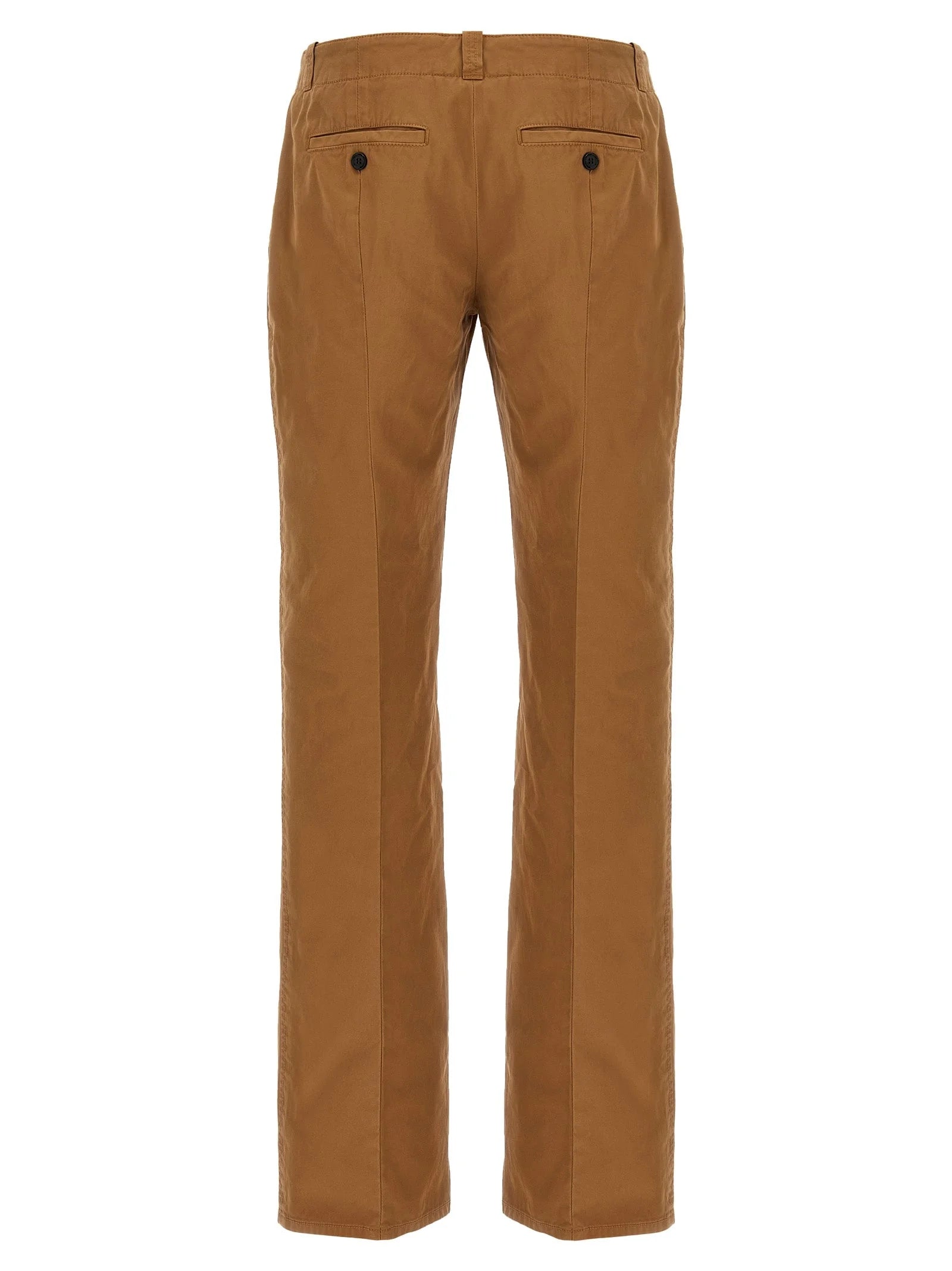 Alexander McQueen Brown Cotton Chino Pants