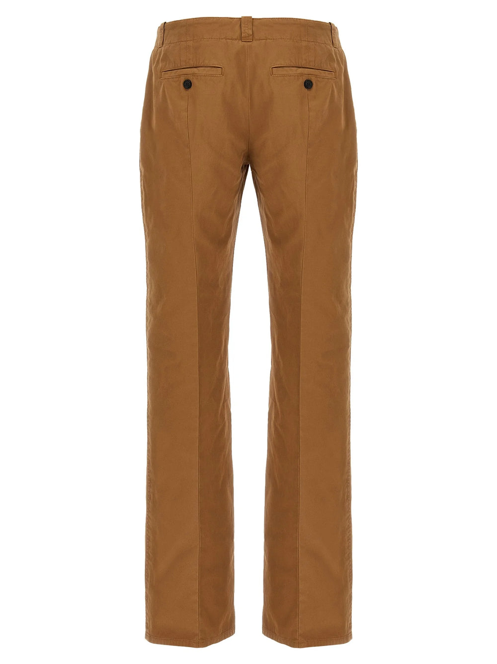 Alexander McQueen Brown Cotton Chino Pants