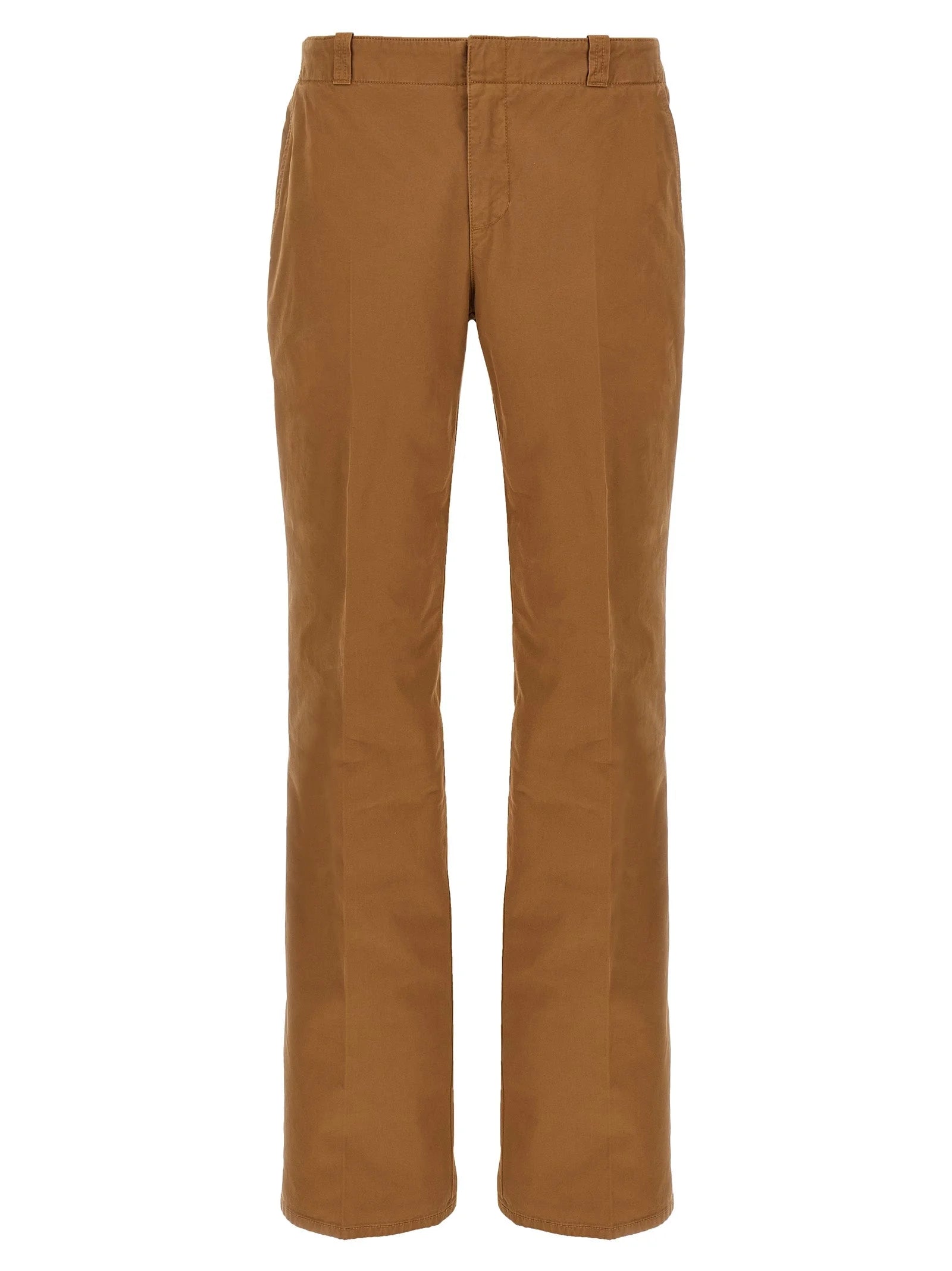 Alexander McQueen Brown Cotton Chino Pants