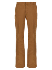 Alexander McQueen Brown Cotton Chino Pants