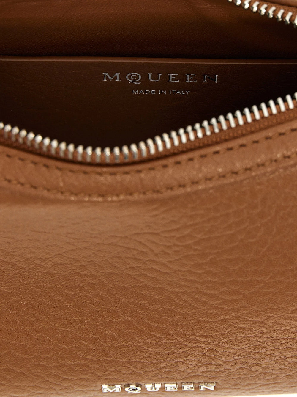 Alexander McQueen Brown Lamb Leather Handbag