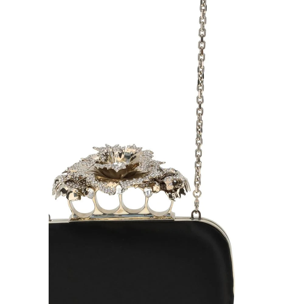 Alexander McQueen Carnation Knuckle Clutch - Clutch Bags