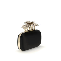 Alexander McQueen Carnation Knuckle Clutch - Clutch Bags