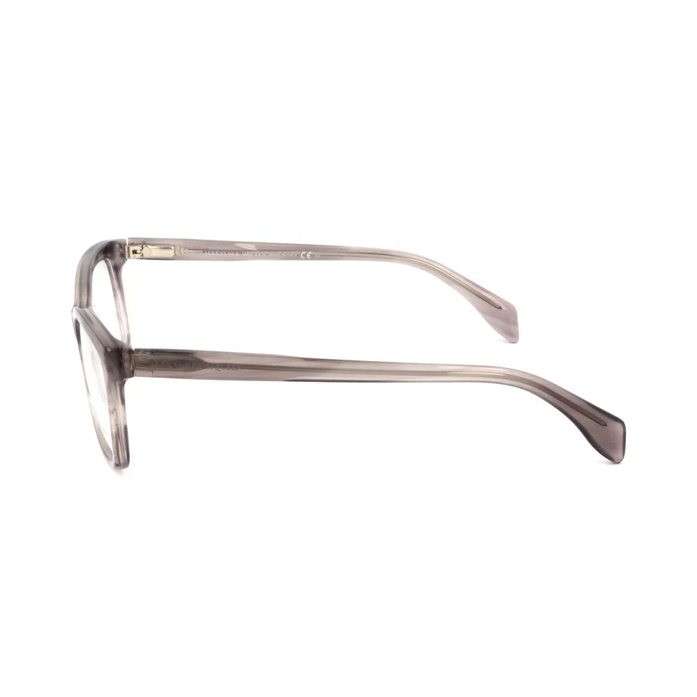 Alexander McQueen Gray Acetate Frames - Eyeglasses
