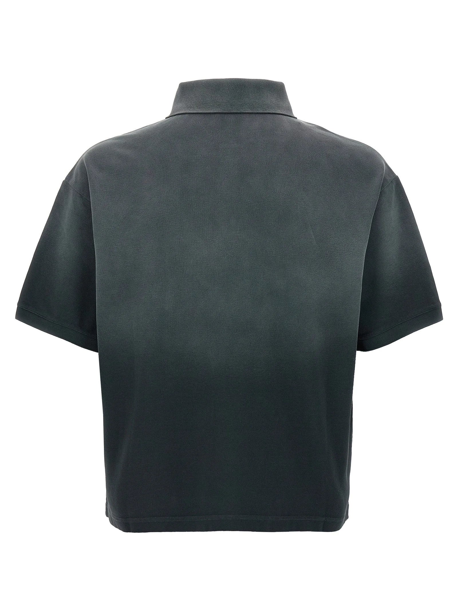 Alexander McQueen Gray Cotton Polo Shirt