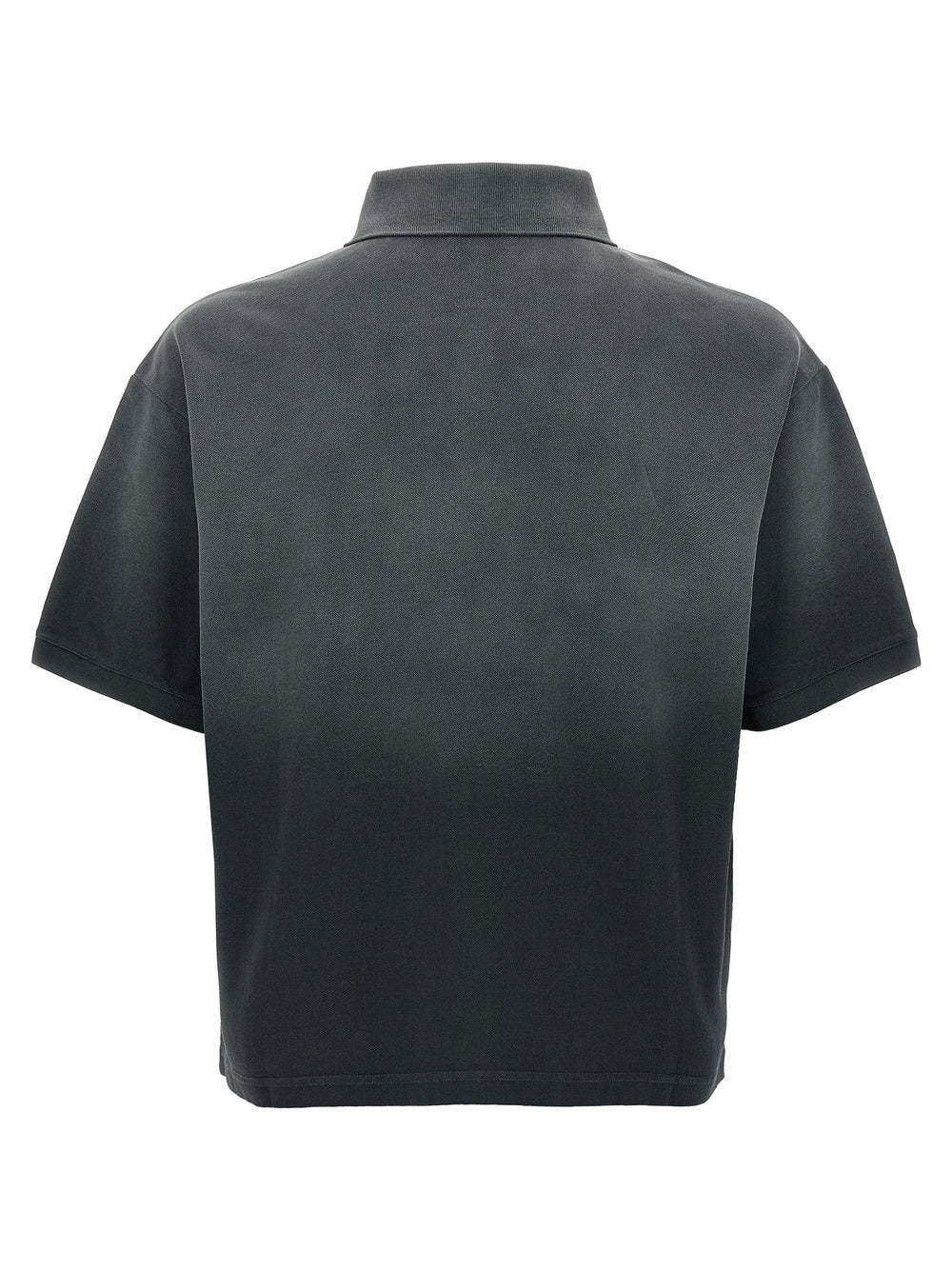Alexander McQueen Gray Cotton Polo Shirt