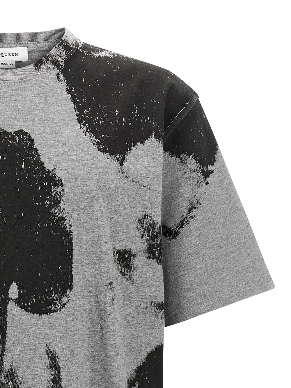 Alexander McQueen Gray Cotton T-Shirt