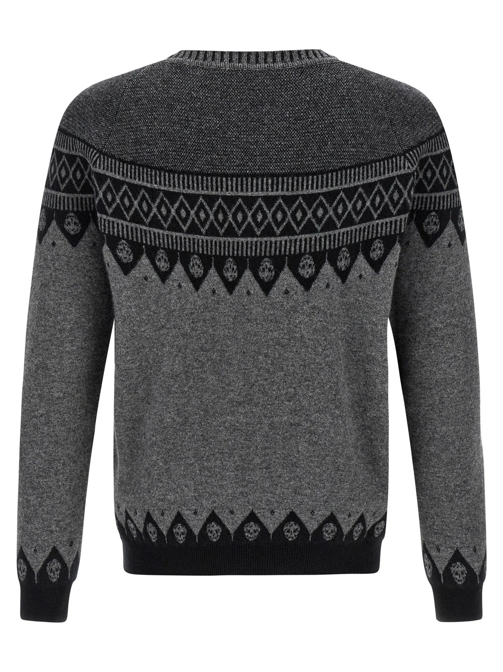 Alexander McQueen Gray Wool Cardigan