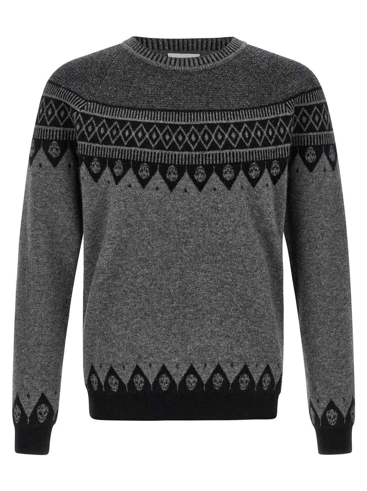 Alexander McQueen Gray Wool Cardigan