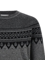 Alexander McQueen Gray Wool Cardigan