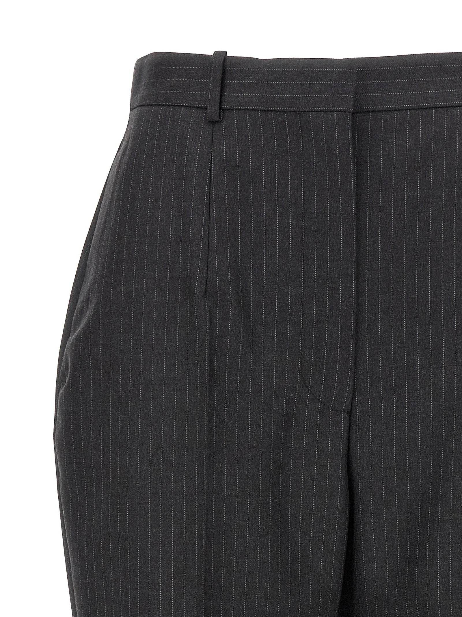 Alexander McQueen Gray Wool Dress Pants - IT44