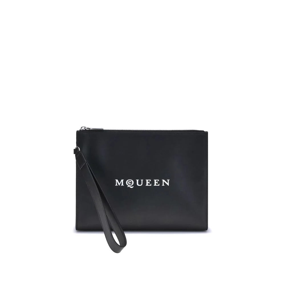 Alexander McQueen Leather Pouch - Wrist Bags