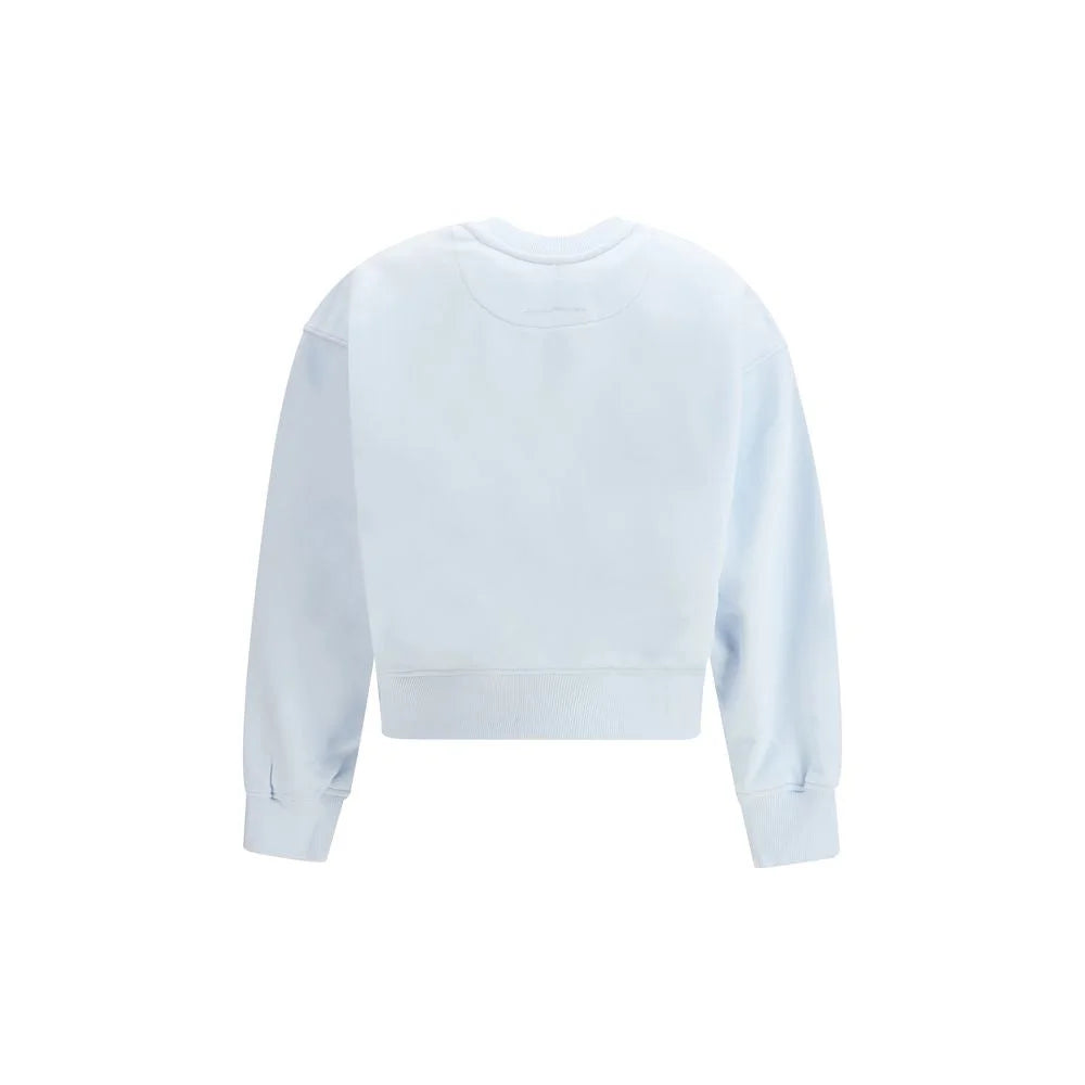 Alexander McQueen Light Blue Cotton Sweatshirt