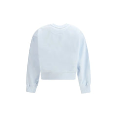 Alexander McQueen Light Blue Cotton Sweatshirt