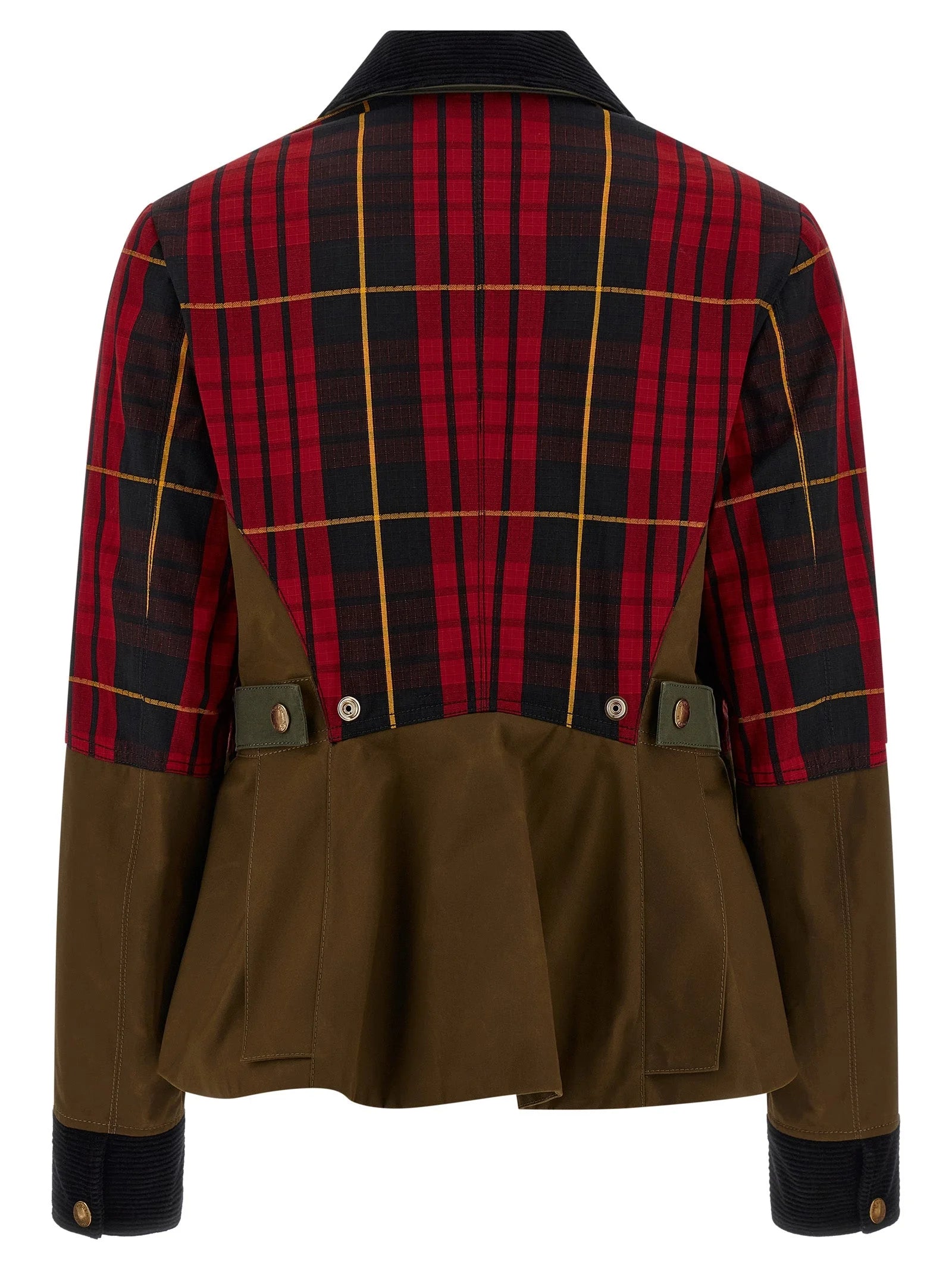 Alexander McQueen Multicolor Cotton Full-Length Jacket - IT42