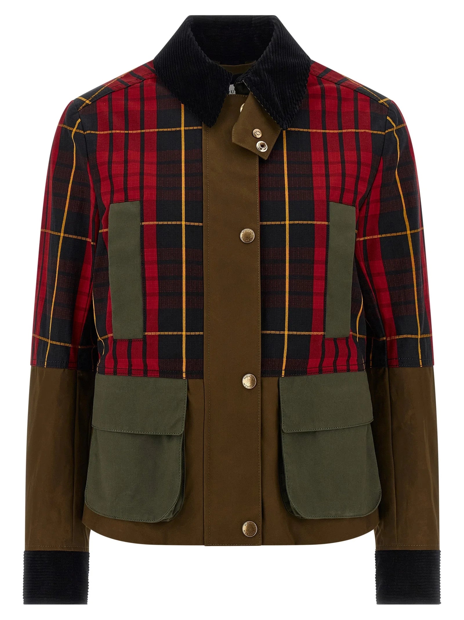 Alexander McQueen Multicolor Cotton Full-Length Jacket - IT42
