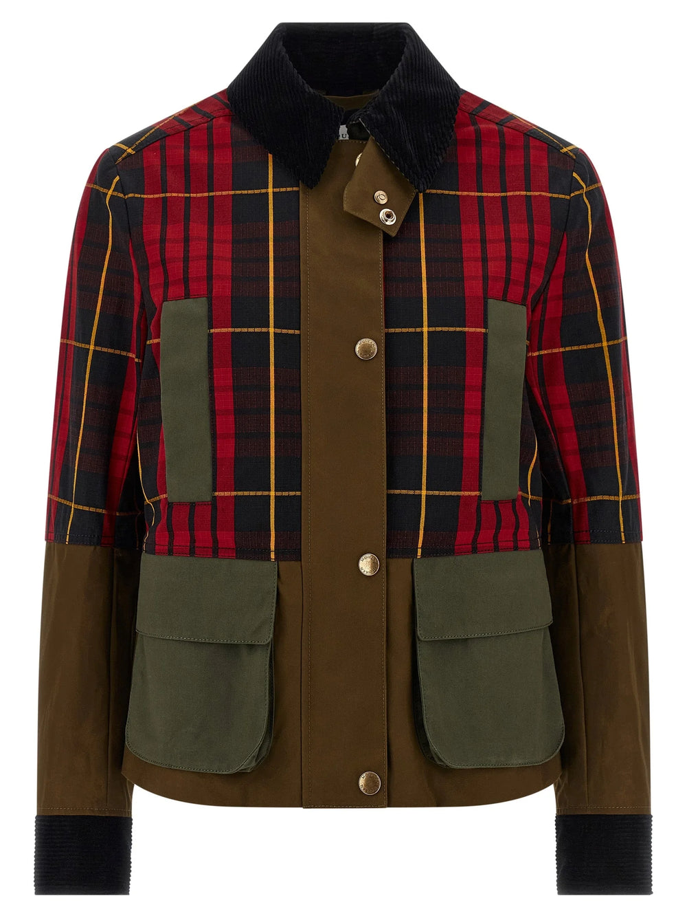 Alexander McQueen Multicolor Cotton Full-Length Jacket - IT42