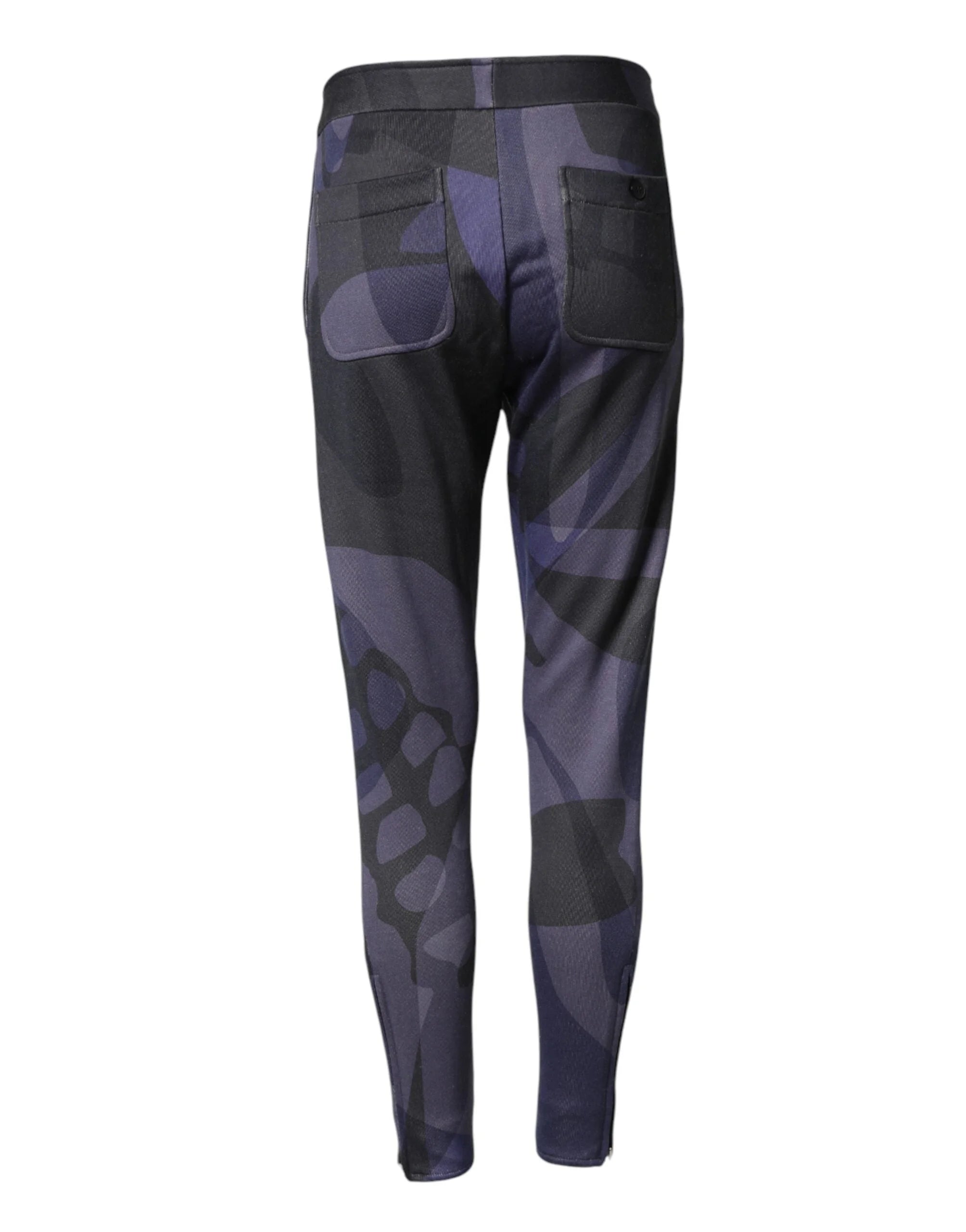 Alexander McQueen Multicolor Patterned Tapered Fit Men Pants - IT44 | XS