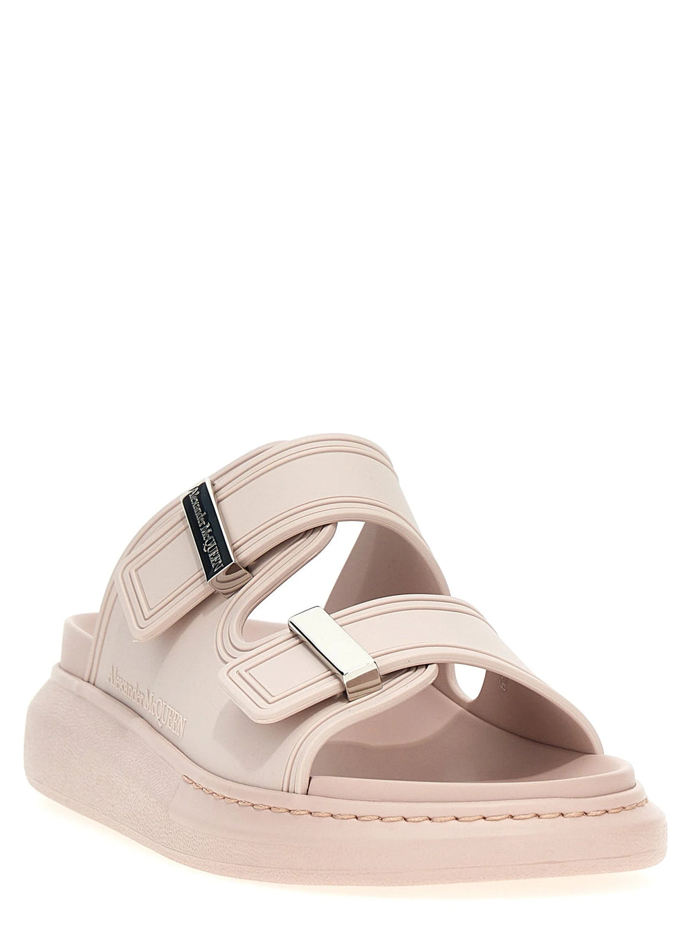Alexander McQueen Multicolor Rubber Slides - EU37/US7