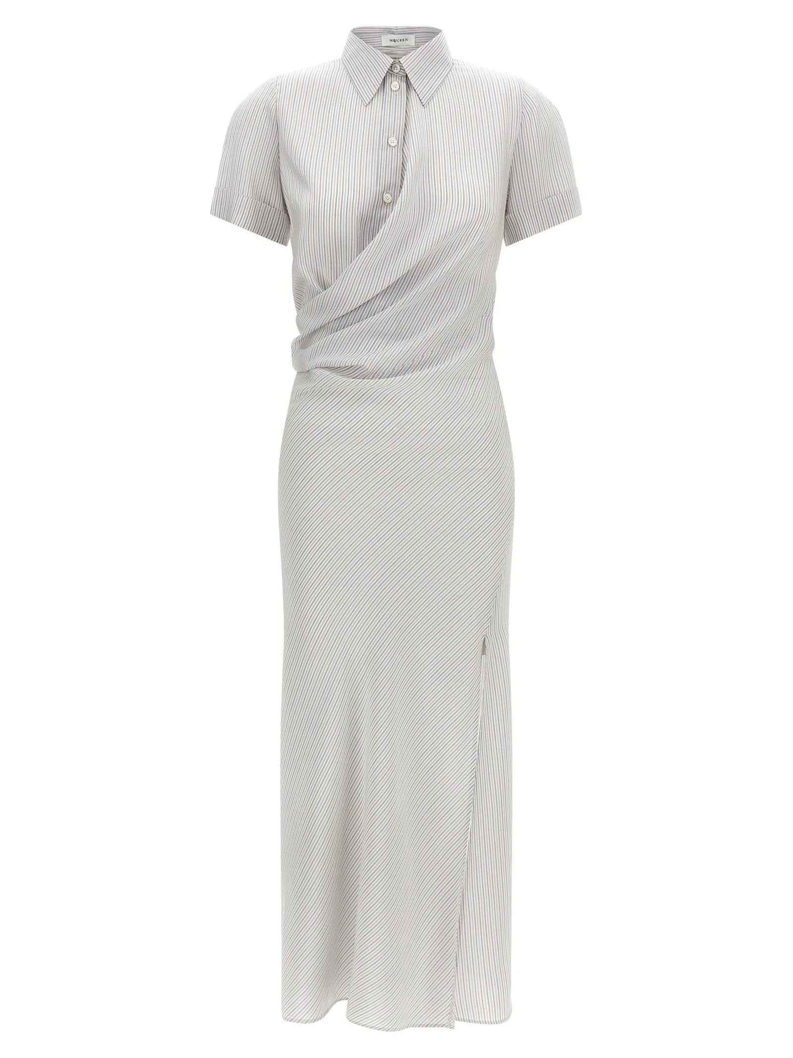 Alexander McQueen Multicolor Silk Long Dress - IT42