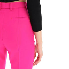 Alexander McQueen Multicolor Wool Cropped Pants - 40