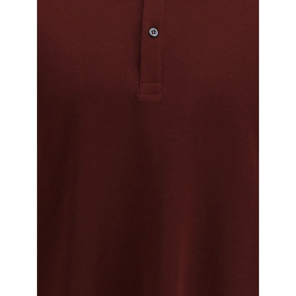 Alexander McQueen Polo with striped detail - Polos