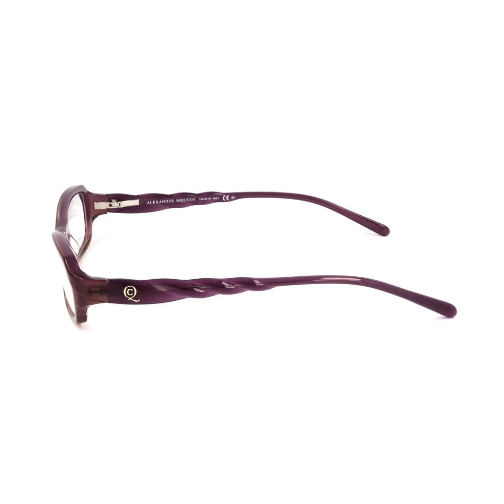 Alexander McQueen Purple Acetate Frames - Eyeglasses