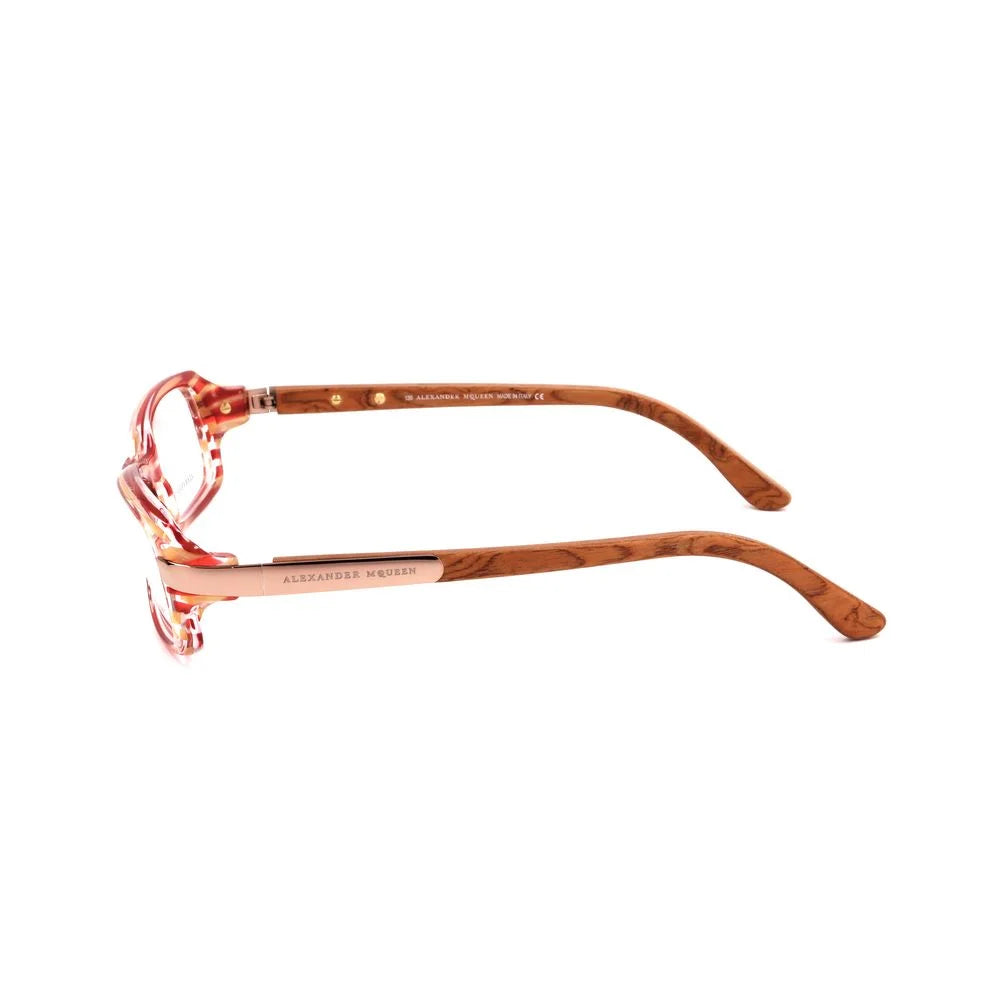 Alexander McQueen Red Acetate Frames - Eyeglasses