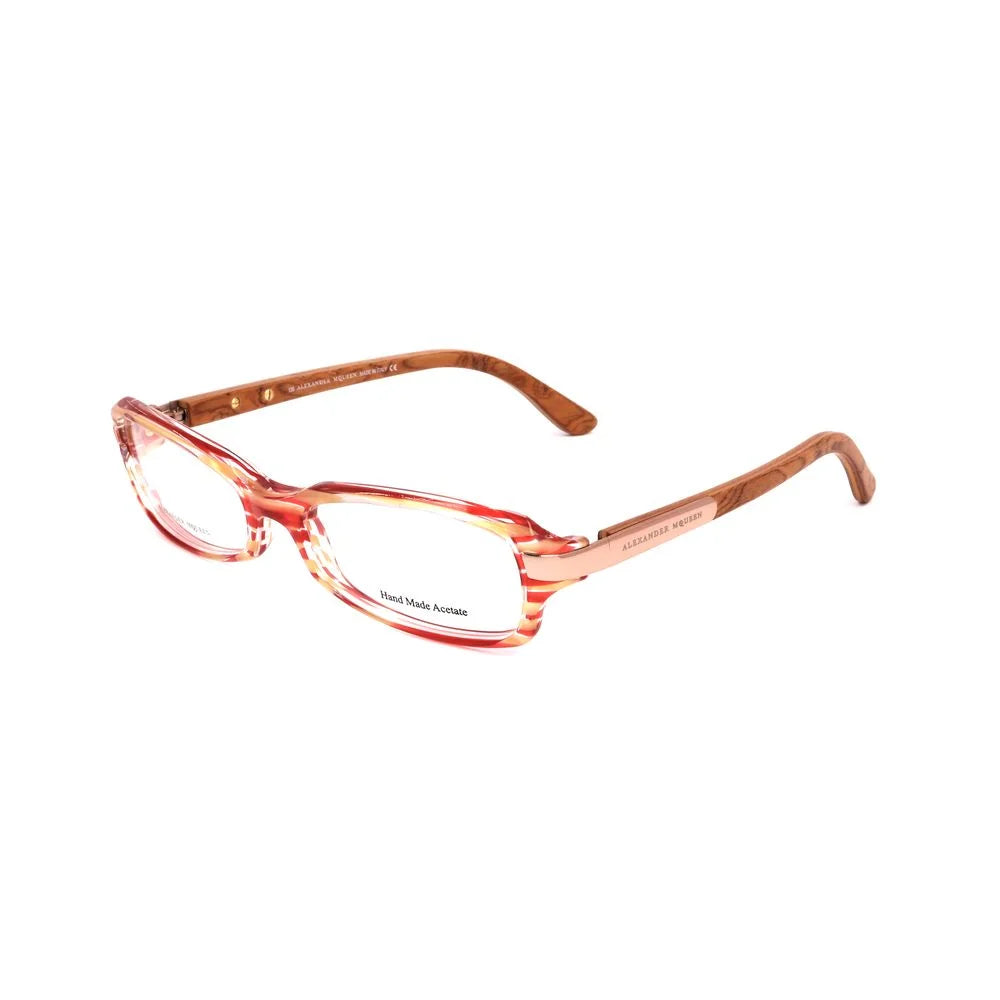 Alexander McQueen Red Acetate Frames - Eyeglasses