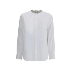 Alexander McQueen Shirt with embellished collar - IT42 | L - Shirts