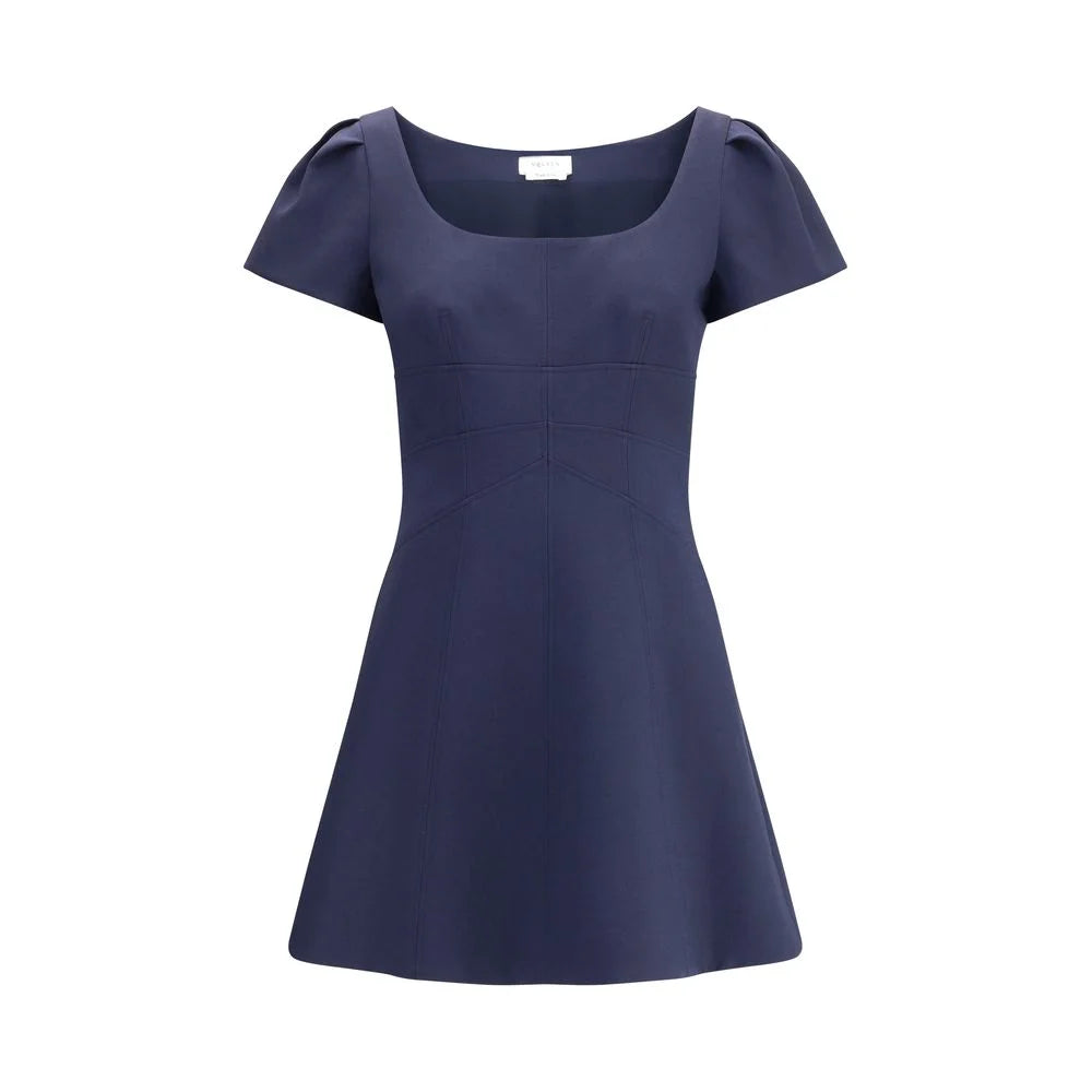 Alexander McQueen Short Dress with short gathered sleeves - IT44 | L