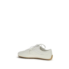 Alexander McQueen White Calf Leather Bos Taurus Athletic Sneakers