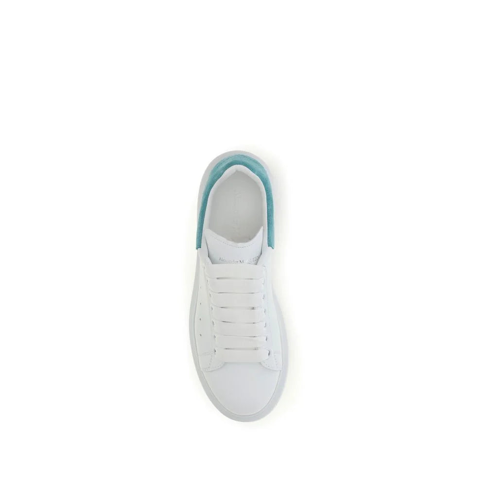 Alexander McQueen White Calf Leather Bos Taurus Chunky Sneakers