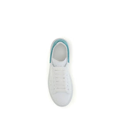 Alexander McQueen White Calf Leather Bos Taurus Chunky Sneakers