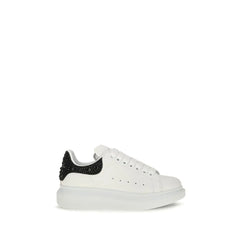 Alexander McQueen White Calf Leather Bos Taurus Chunky Sneakers