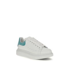 Alexander McQueen White Calf Leather Bos Taurus Chunky Sneakers