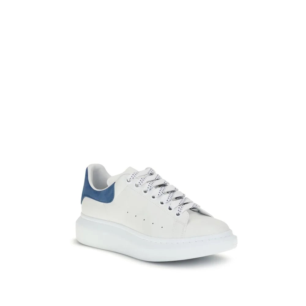 Alexander McQueen White Calf Leather Bos Taurus Platform Sneakers