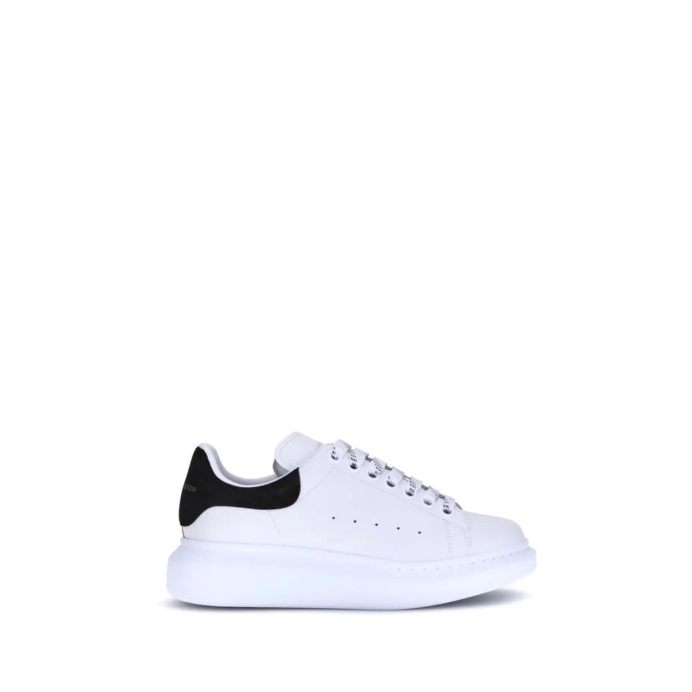 Alexander McQueen White Calf Leather Bos Taurus Platform Sneakers - EU37.5/US7.5