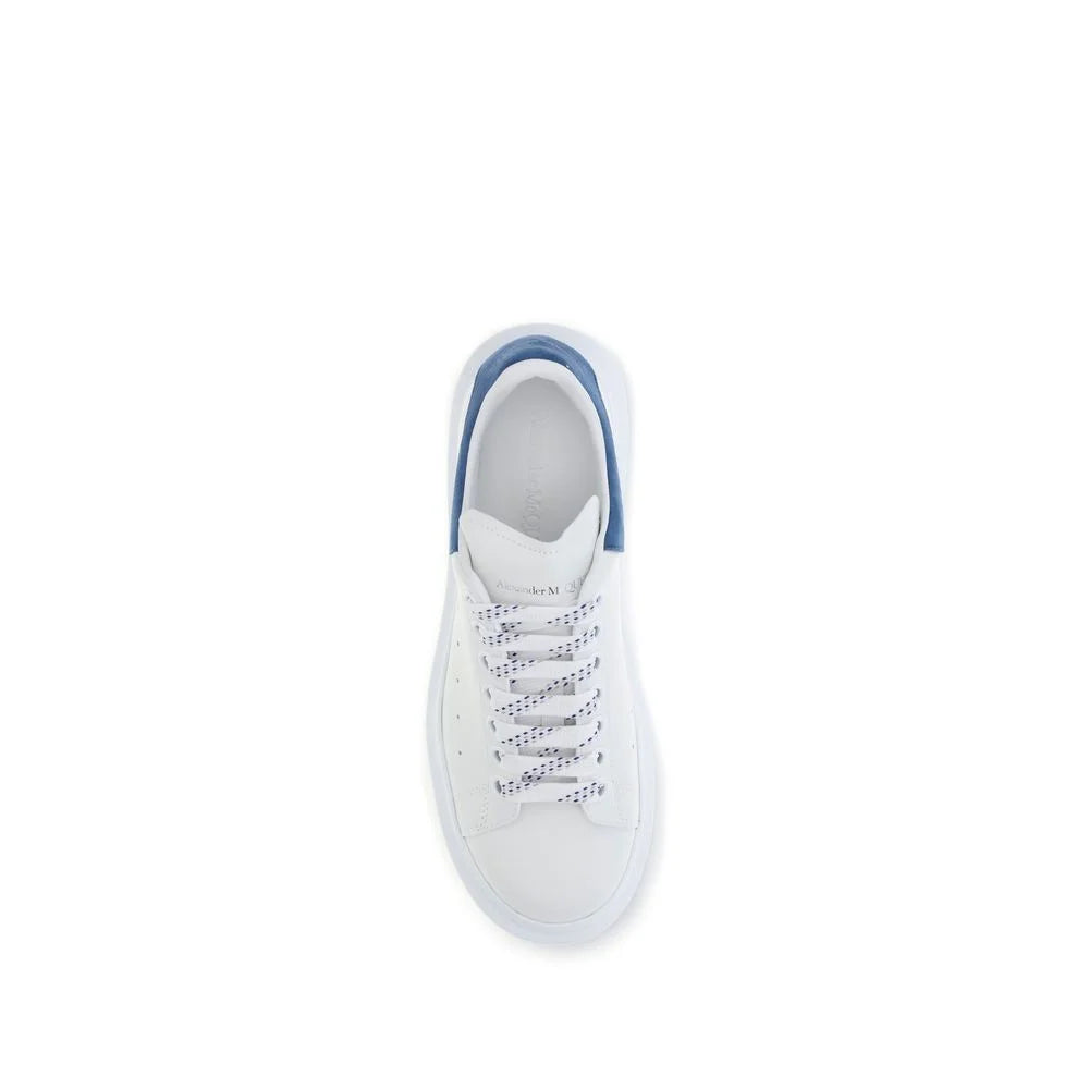 Alexander McQueen White Calf Leather Bos Taurus Platform Sneakers