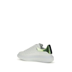 Białe sneakersy platformowe z cielęcej skóry Bos Taurus Alexander McQueen