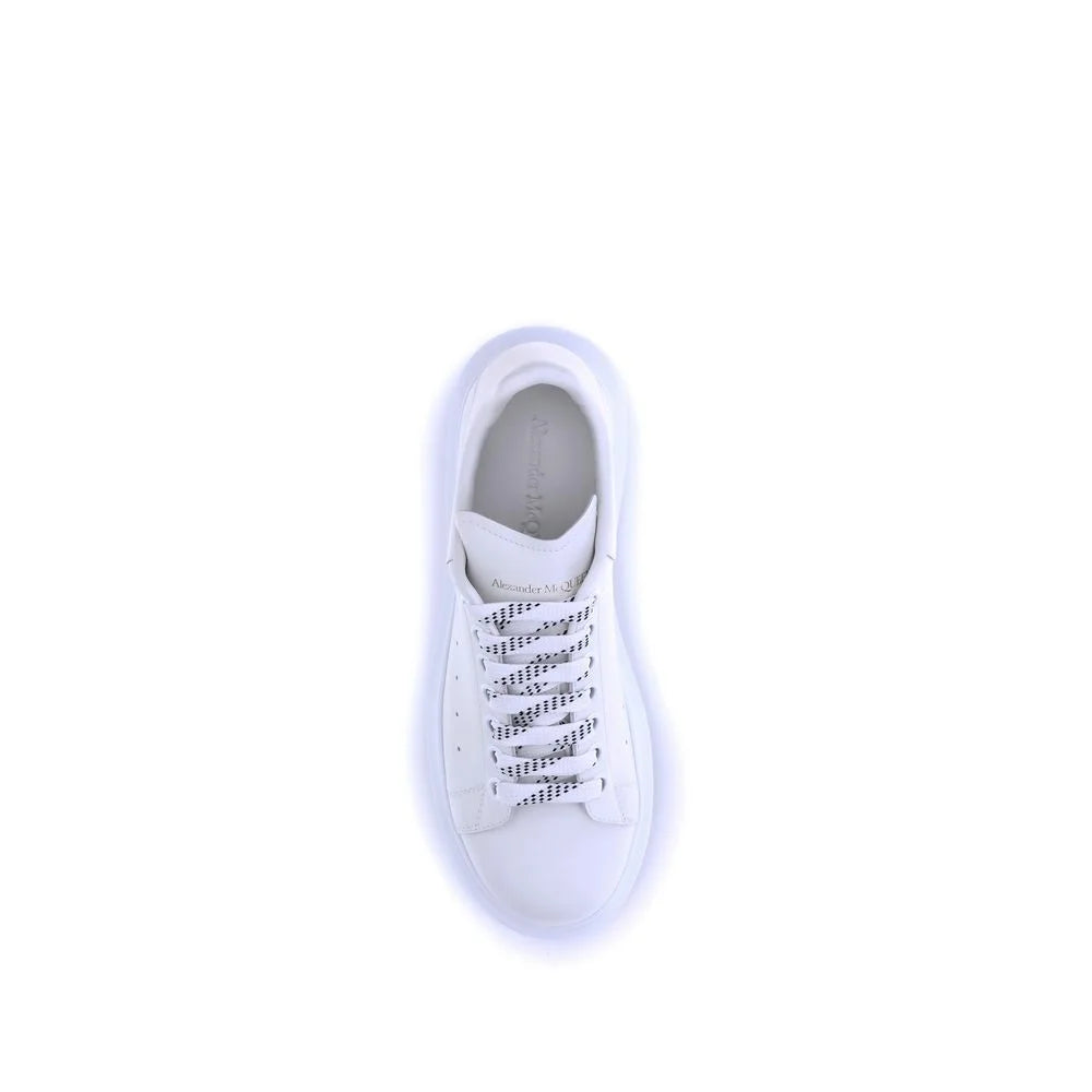 Alexander McQueen White Calf Leather Bos Taurus Platform Sneakers - EU41.5/US8.5