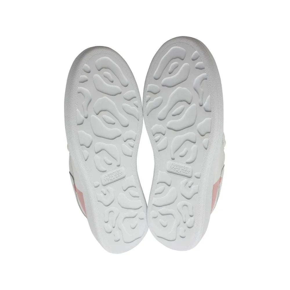 Sneakers chunky en veau blanc Alexander McQueen - EU35/US5