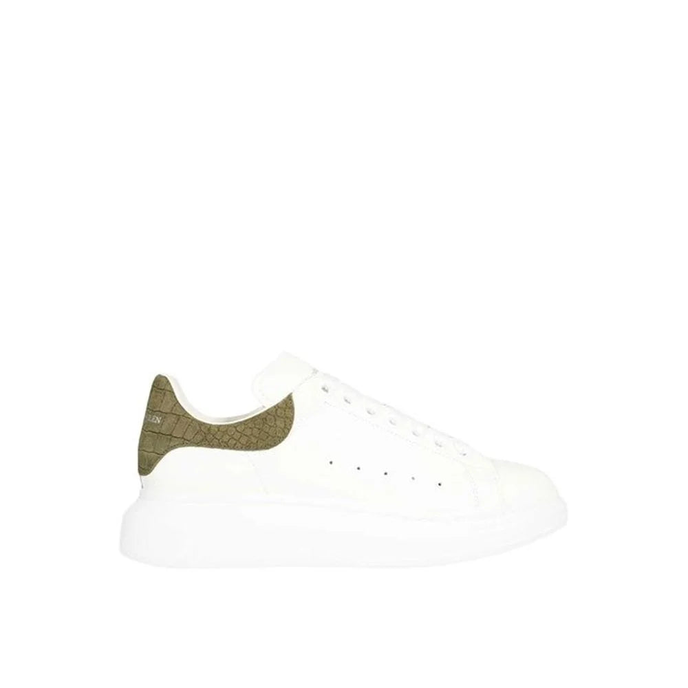 Alexander McQueen White Calfskin Low Top Sneakers - EU48/US15